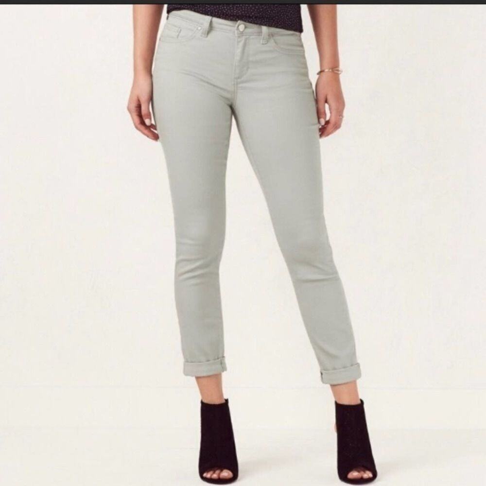 NWT LAUREN CONRAD CUFFED SKINNY ANKLE JEAN…
